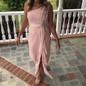 Vera Wang Blush Pink Bridesmaids Dress